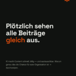 Plötzlich sehen alle Beiträge gleich aus